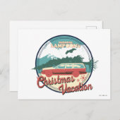 国立ランポンのクリスマスバケーションバッジ ポストカード (正面/裏面)