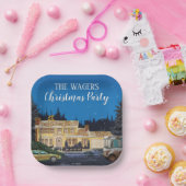 国立ランポンのクリスマス休暇 ペーパープレート (パーティー)