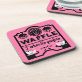国立ワッフルの日 コースター (左側)