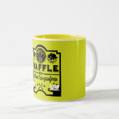 国立ワッフルの日 ツートーンマグカップ (正面右)