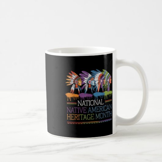 国立先住民アメリカ伝統月ハート コーヒーマグカップ (右)