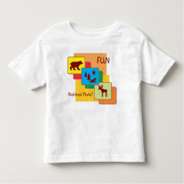 国立公園のおもしろい! トドラーTシャツ
