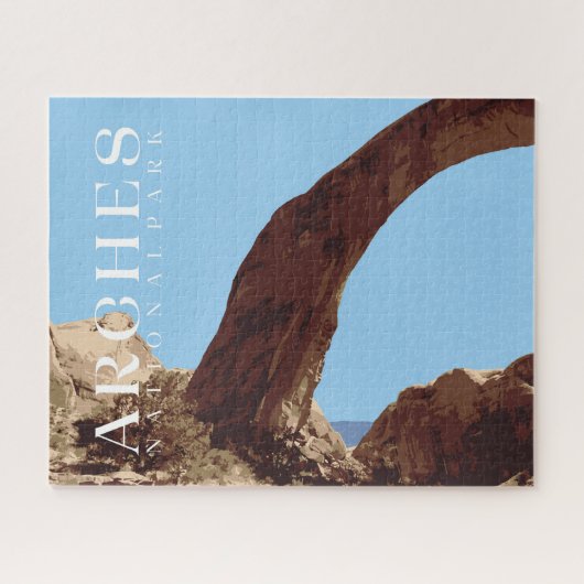 国立公園のアーチジグソーパズル ジグソーパズル (横)