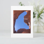 国立公園のアーチ型グリーティングカード サンキューカード (スタンド正面)