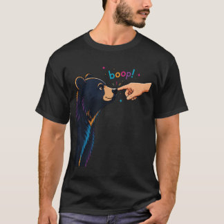 国立公園のクマの鼻タップ野生生物自然グリズ Tシャツ