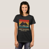国立公園のハワイ火山 Tシャツ (正面フル)
