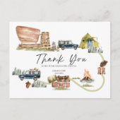 国立公園のパーソナライズパーティーサンキューカード ポストカード (正面)