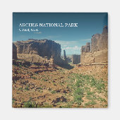 国立公園のフォトトラベルを作成する マグネット (正面)