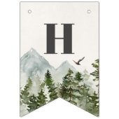 国立公園の森林の森林の誕生日バナー バンティングフラッグ (第2の旗)