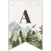 国立公園の森林の森林の誕生日バナー バンティングフラッグ (第3の旗)