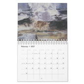 国立公園の水彩2025カレンダー カレンダー (2月 2027)