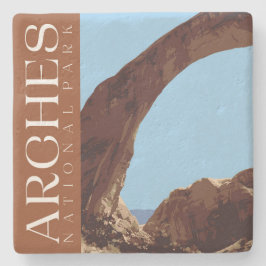 国立公園の石コースターのアーチ型コースター ストーンコースター