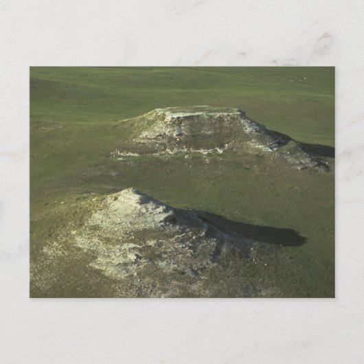 国立公園の緑豊かな丘や平野を干上げる ポストカード (正面)