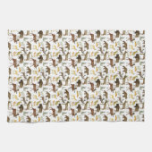 国立公園の野生生物 キッチンタオル (横)