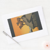 国立公園はヴィンテージ広告を保存する。 長方形シール (封筒)