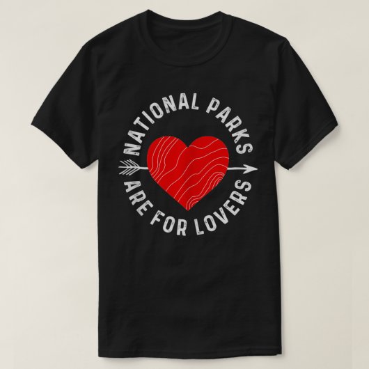 国立公園は恋人ヴィンテージタンクトップ向け Tシャツ (デザイン正面)