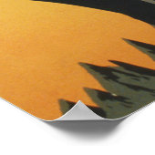 国立公園は野生生物を保存する ポスター (角)