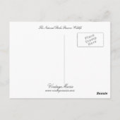 国立公園は野生生物を保護する ポストカード (裏面)