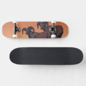 国立公園への旅行を促進するヴィンテージのポスター スケートボード (横)