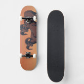 国立公園への旅行を促進するヴィンテージのポスター スケートボード (正面)