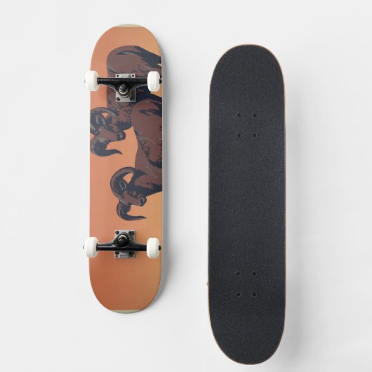 国立公園への旅行を促進するヴィンテージのポスター スケートボード (正面)