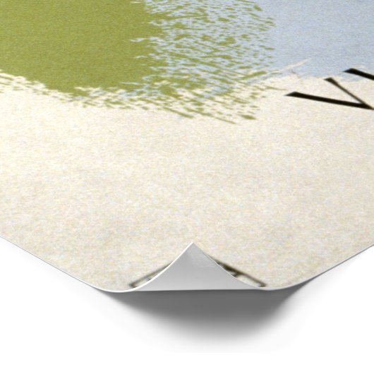 国立公園への旅行を促進するヴィンテージのポスター。 ポスター (角)