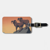 国立公園への旅行を促進するヴィンテージのポスター ラゲッジタグ (正面横)