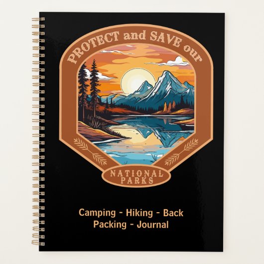 国立公園を保護しよう プランナー手帳 (正面)