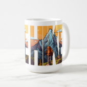 国立公園を増やす コーヒーマグカップ (正面右)