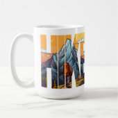 国立公園を増やす コーヒーマグカップ (左)