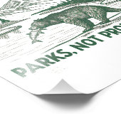 国立公園を守れ ドージ公園への資金提供をやめろ フォトプリント            (角)