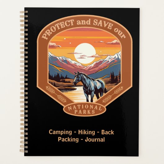 国立公園を守ろう プランナー手帳 (正面)