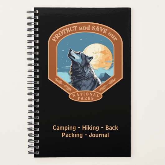 国立公園を守ろう プランナー手帳 (正面)