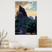 国立公園グランドキャニオンヴィンテージ旅行ポスター ポスター (キッチン)