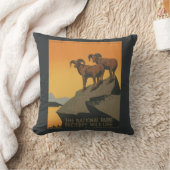 国立公園ジャムのヴィンテージの広告 クッション (ブランケット)