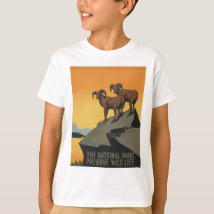 国立公園ジャムの野生の生命 Tシャツ