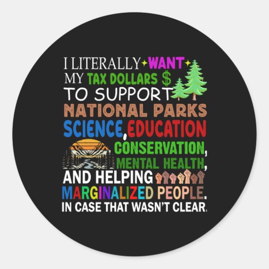 国立公園ステッカー ラウンドシール (正面)