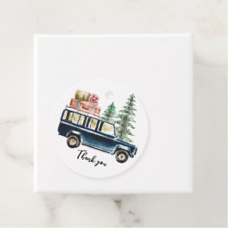 国立公園テーマのバンシールステッカー丸型 フェイバータグ