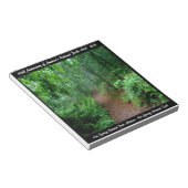 国立公園周年記念ホット春マウントトレイル ノートパッド (アングル)