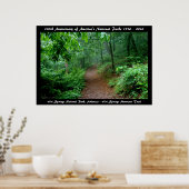 国立公園周年記念ホット春マウントトレイル ポスター (キッチン)