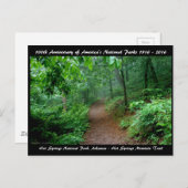 国立公園周年記念ホット春マウントトレイル ポストカード (正面/裏面)