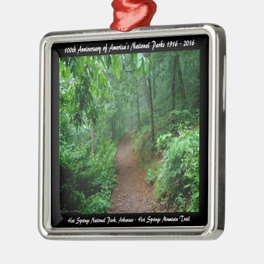 国立公園周年記念ホット春マウントトレイル メタルオーナメント (左)