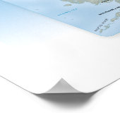 国立公園地図ポスターUSA （2021年更新） ポスター (角)