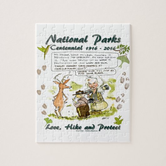 国立公園百年記念写真家漫画 ジグソーパズル (縦)