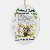 国立公園百年記念写真家漫画 セラミックオーナメント (右)