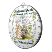 国立公園百年記念写真家漫画 ダーツボード (正面右)