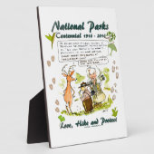 国立公園百年記念写真家漫画 フォトプラーク (側面)