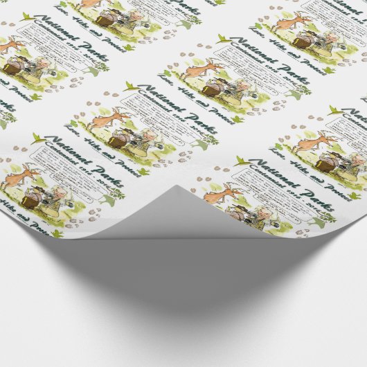 国立公園百年記念写真家漫画 ラッピングペーパー (角)