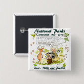 国立公園百年記念写真家漫画 缶バッジ (正面&裏面)