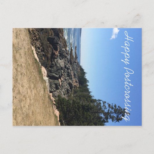 国立公園郵便局横断葉書 ポストカード (正面)